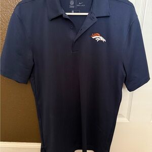 Nike Men's Navy Denver Broncos Polo Shirt
